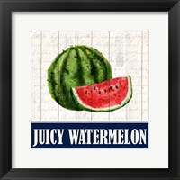 Framed Juicy Watermelon