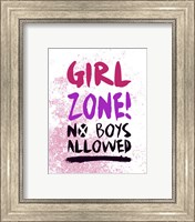 Framed Girl Zone-Grunge