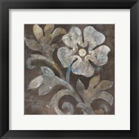 Framed Fresco Floral I