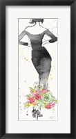 Framed Floral Fashion I