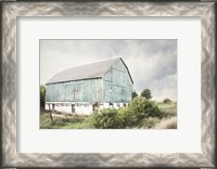 Framed Late Summer Barn I Crop