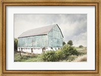 Framed Late Summer Barn I Crop