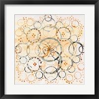 Henna Mandala II Crop Framed Print