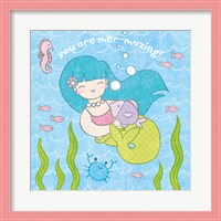 Framed 'Magical Mermaid II' border=