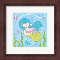 Framed 'Magical Mermaid II' border=