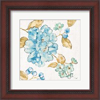 Framed Blue Blossom II
