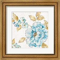 Framed Blue Blossom III