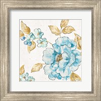 Framed Blue Blossom III