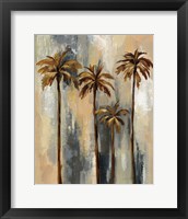 Framed 'Palm Trees II' border=