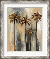 Framed 'Palm Trees II' border=