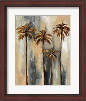 Framed Palm Trees II