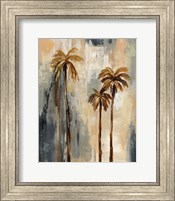 Framed Palm Trees I