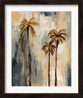 Framed Palm Trees I