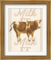 Framed 'Milk it Milk it' border=