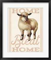 Home Bleat Home Framed Print