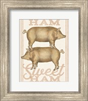 Framed Ham Sweet Ham