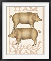 Framed Ham Sweet Ham