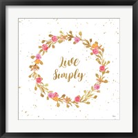 Say it Simply I Framed Print