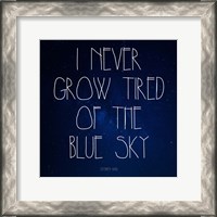 Framed Blue Sky - Stephen King Quote