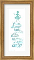 Framed Thank Heaven for Little Girls