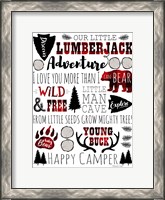 Framed Lumberjack Adventure
