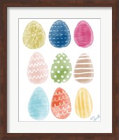 Framed Easter Eggs