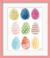 Framed Easter Eggs