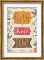 Framed Faith, Hope, Love