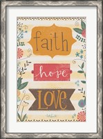 Framed Faith, Hope, Love