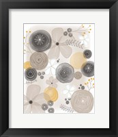 Framed Yellow Floral