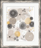 Framed Yellow Floral