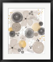 Framed Yellow Floral