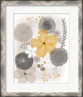 Framed Yellow Floral II