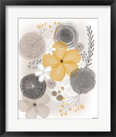 Yellow Floral II Framed Print