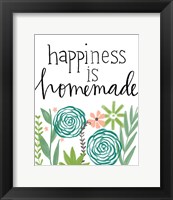 Framed Happiness is Homemade