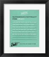 Framed Bathroom Contract