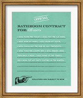 Framed Bathroom Contract