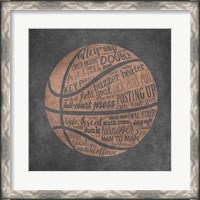 Framed Basketball Terms
