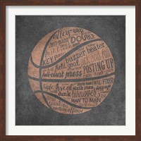 Framed Basketball Terms
