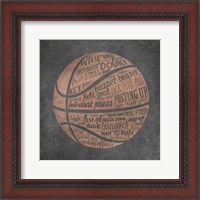 Framed Basketball Terms