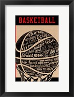 Framed Basketball