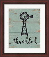 Framed Thankful Windmill