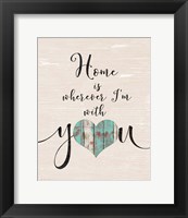 Framed Home with You (heart)