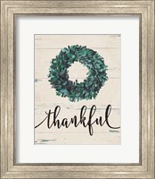 Framed Thankful Wreath