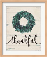 Framed Thankful Wreath