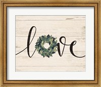 Framed Love Wreath