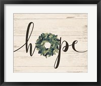 Framed Hope Wreath