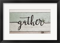 Gather - Panel Framed Print