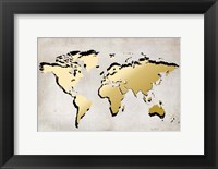 Framed World Map