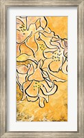 Framed Floral Panel I
